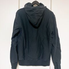 STUSSY Stock Logo Crew Hoodie Blackの画像