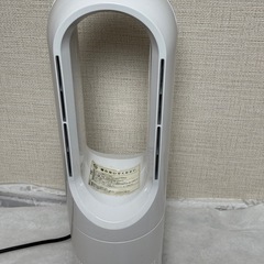 温風　冷風　スリムタワーファン　首振り　リモコン付きの画像