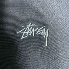 STUSSY Stock Logo Crew Hoodie Navyの画像