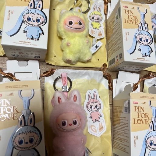 単体売り可 ラブブ THE MONSTERS PIN FOR LOVE シリーズぬいぐるみペンダント(A-M)