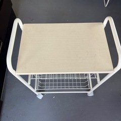 ニトリ ワゴン  白 の画像