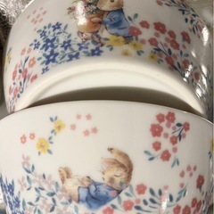 ピーターラビット　お茶碗　5個セットの画像