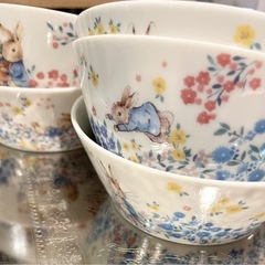 ピーターラビット　お茶碗　5個セットの画像