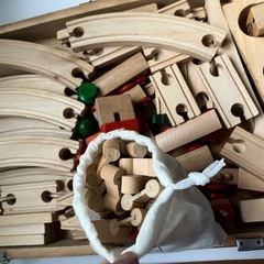 ボーネルンド★木製レールトイ★USED ★の画像