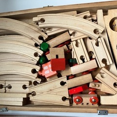 ボーネルンド★木製レールトイ★USED ★の画像