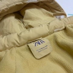 ZARA ドット ダウンコート 86cm 12-18m の画像