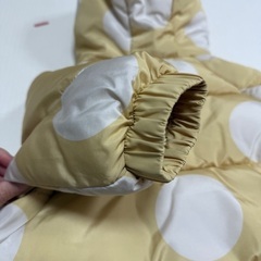 ZARA ドット ダウンコート 86cm 12-18m の画像
