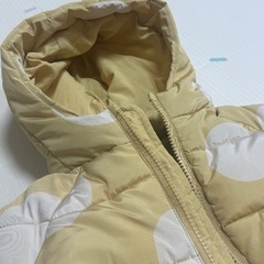ZARA ドット ダウンコート 86cm 12-18m の画像