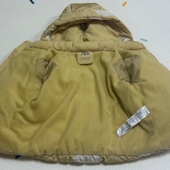 ZARA ドット ダウンコート 86cm 12-18m の画像