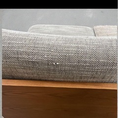 unico ALBERO カバーリングソファ　3シーター　チークカラー　ベージュの画像