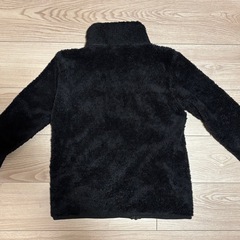 ユニクロ フリースジャケット レディース Sサイズ ブラックの画像