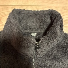 ユニクロ フリースジャケット レディース Sサイズ ブラックの画像
