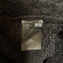 ユニクロ フリースジャケット レディース Sサイズ ブラックの画像