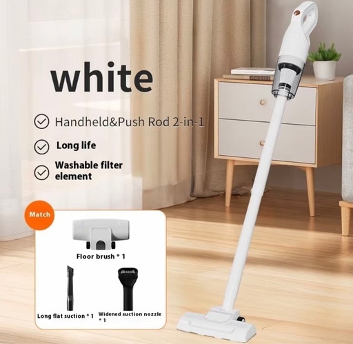 新品未使用品✨軽量✨2WAYコードレス掃除機 ホワイト🤍スティック