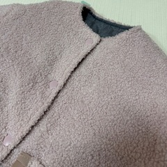 新品 la poche biscuit ラポシェビスキュイ 女の子 アウター リバーシブル 90の画像