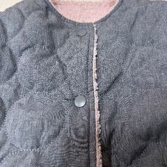 新品 la poche biscuit ラポシェビスキュイ 女の子 アウター リバーシブル 90の画像