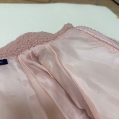 moujonjon ムージョンジョン ボアジャケット コート アウター 90　女の子 ベビーの画像