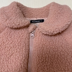 moujonjon ムージョンジョン ボアジャケット コート アウター 90　女の子 ベビーの画像