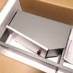 【開封未使用】スタンドポスト 郵便受け fiore エバーグリーン×木目 鍵無しの画像