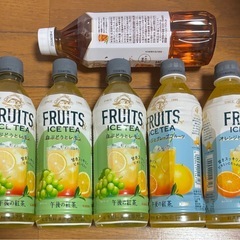 未開封　午後の紅茶　おいしい無糖アイスティー　フルーツアイスティー白ぶどうとレモン　オレンジとグレープフルーツ　計６本💕💕の画像