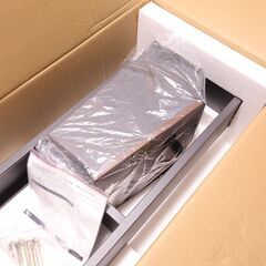 【開封未使用】スタンドポスト 郵便受け fiore ダークグレー×木目 鍵無しの画像