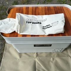 頑丈ボックス　天板付き　キャンプ　アウトドアの画像