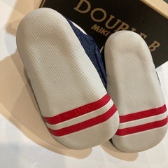 ダブルビー★デニム風★ベビーシューズ★12.5センチの画像