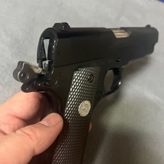 絶版エアガン　グンゼ　コルト　コンバット　コマンダー　18禁パワー　ガバメント　モデルガン　エアコキ　の画像