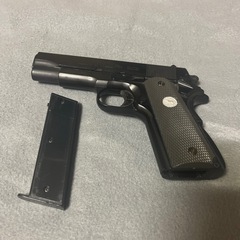 絶版エアガン　グンゼ　コルト　コンバット　コマンダー　18禁パワー　ガバメント　モデルガン　エアコキ　の画像