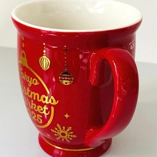 東京クリスマスマーケット2025 マグカップ 2個セット ペア 2こ 赤