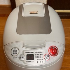 ※受け渡し予定あり【無料】年式不明｜炊飯器 5合炊き｜SHARP｜内釜剥がれあり｜現状渡しの画像