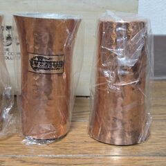 VENUS ビーナス 銅製 タンブラー 5個 ハンマード仕上げ グラス クッパーの画像