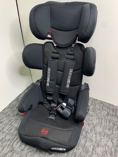 美品　チャイルドシート ジュニアシート モンレーヴ MONREVE（モンレーヴ）コンパクトに折りたためるジュニアシート