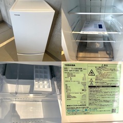 【都内送料無料】2024年2点2023年1点等家電5点セット東芝冷蔵庫、他 の画像