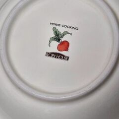 HOME COOKING 野菜デザイン 小皿 プレート 深皿 4枚セット 食器の画像