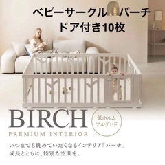 １０枚➕拡張パネル６枚セット‼️　IFAM ベビーサークル BIRCH バーチ ドア付き　韓国  ペットサークル　ペットケージの画像