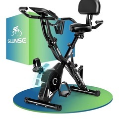 エアロバイク SLUNSE 静音 折りたたみ 【説明書有り】の画像