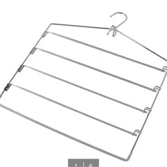 【ニトリ】すべりにくいスカートズボン5段ハンガーの画像