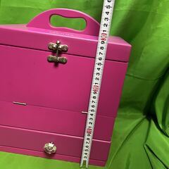 rienda メイクボックス ピンク@Y左の画像