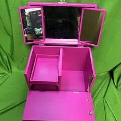 rienda メイクボックス ピンク@Y左の画像