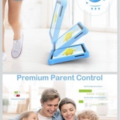 キッズタブレット 子供用タブレット タブレット Android 12 目に優しい IPSスクリーン 2GB RAM/32GB ROM Wi-Fiモテル GPS付き 学習/オンライン授業/子供プレゼントに適用 子供向け (blue) の画像