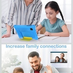キッズタブレット 子供用タブレット タブレット Android 12 目に優しい IPSスクリーン 2GB RAM/32GB ROM Wi-Fiモテル GPS付き 学習/オンライン授業/子供プレゼントに適用 子供向け (blue) の画像