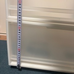 上下伸縮ハンガーラック／収納ケース×2 の画像