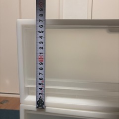 上下伸縮ハンガーラック／収納ケース×2 の画像