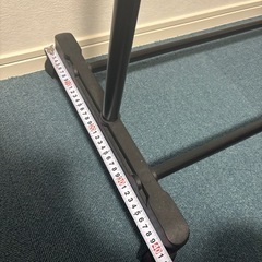 上下伸縮ハンガーラック／収納ケース×2 の画像