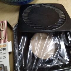 定価5千円　本格的　焼肉プレート　たったの千円ポッキリ　ガスコンロ カセットコンロ 用　イシガキ 鉄鋳物 焼肉グリル　ホットプレート　グリル鍋の画像