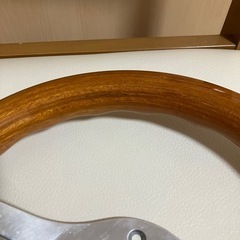 oba 28パイウッドステアリング　希少の長穴タイプの画像