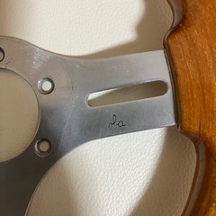 oba 28パイウッドステアリング　希少の長穴タイプの画像