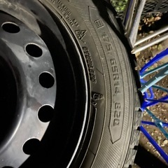 スチールホイール14インチ　　スタッドレスタイヤホイールの画像