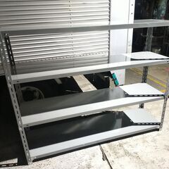 くまねず《姫路》KOKUYOスチール棚4段⑦☆1500x400x1200の画像